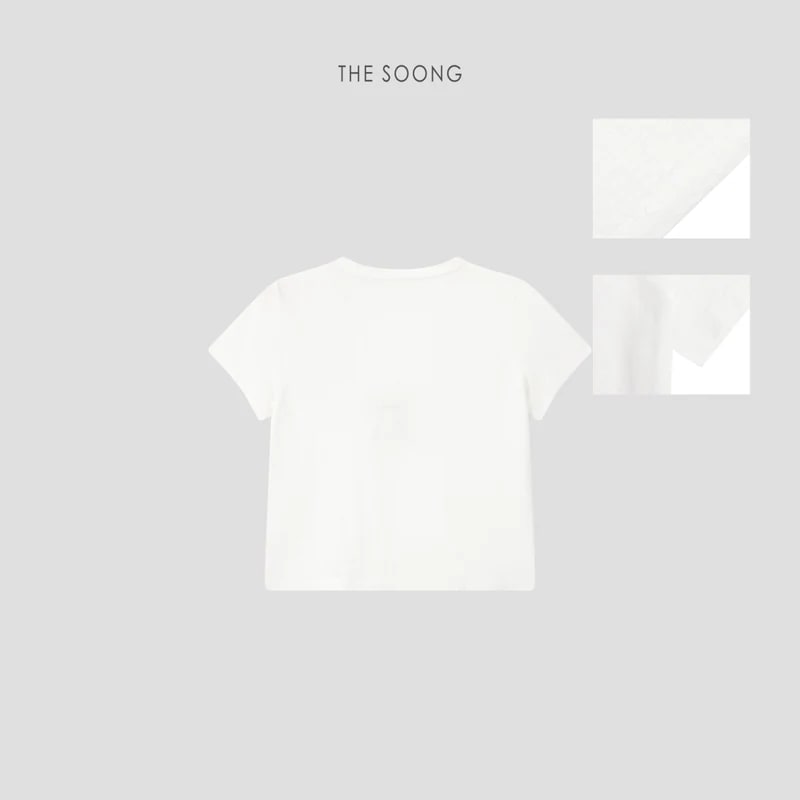 THESOONG Zero-Feel T Imported Australian Pure Cotton High-Twist Tee view 8
