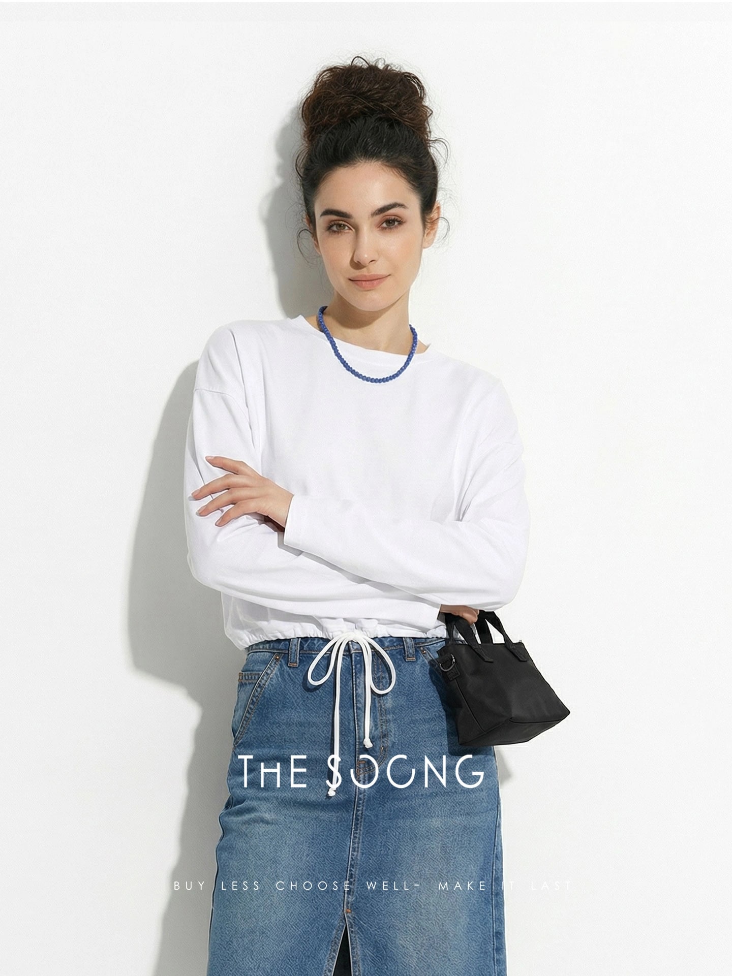 THESOONG / Sculptural Aesthetics Minimalist High-Density Purl Knit view 3