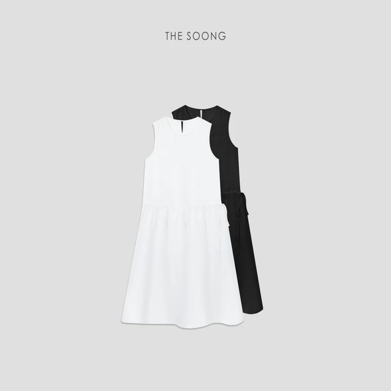 THESOONG Summer Linen Cotton Sleeveless Dress 9370 view 1