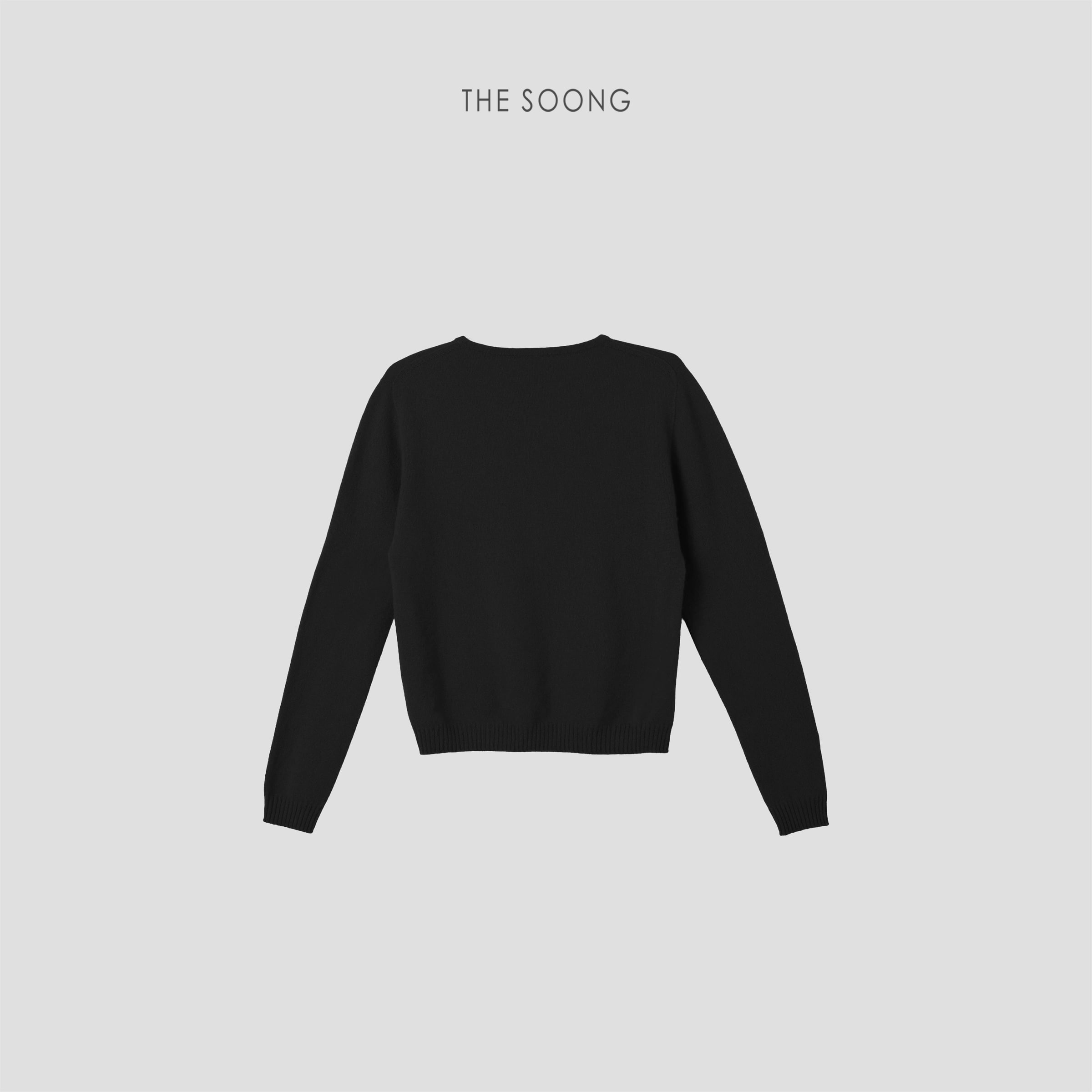 THESOONG “Timeless” Consinee 100% Cashmere V-Neck Sweater - 9257 view 14