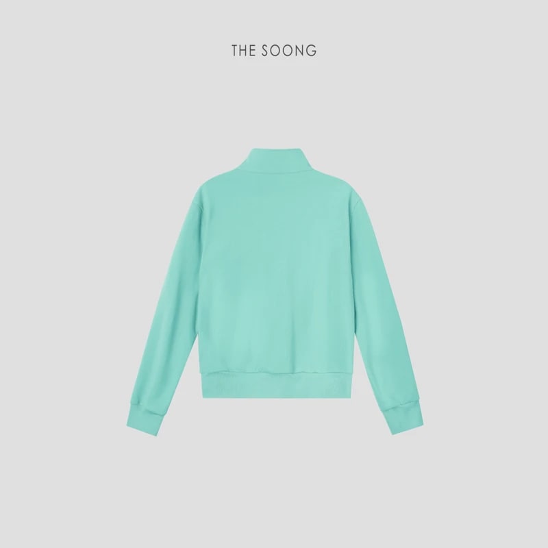 THESOONG “Evergreen” Cotton-Blend Stand-Collar Casual Set - 8995/8996 view 17