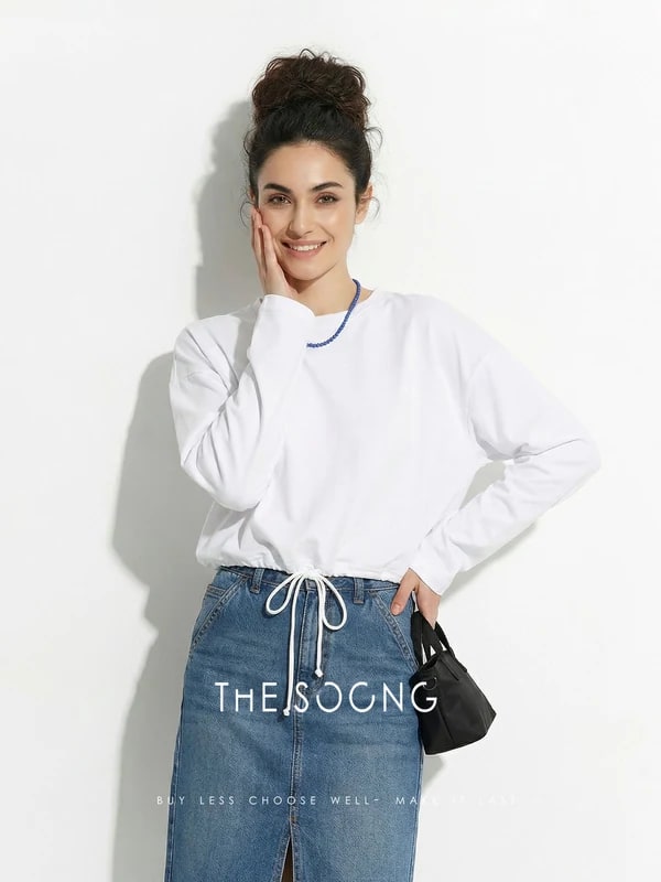 THESOONG / Sculptural Aesthetics Minimalist High-Density Purl Knit view 4