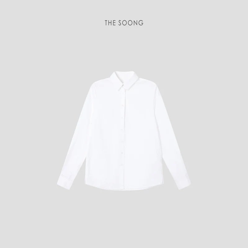 THESOONG “White Order” 100% Long-Staple Cotton Crisp Shirt - 9342 view 1