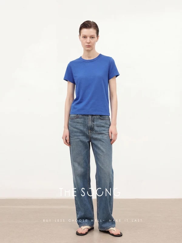THESOONG Zero-Feel T Imported Australian Pure Cotton High-Twist Tee view 5