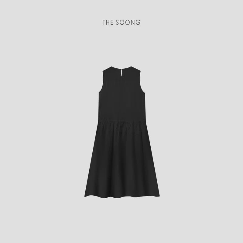 THESOONG Summer Linen Cotton Sleeveless Dress 9370 view 8