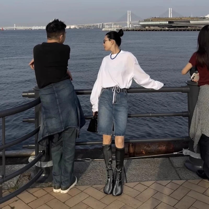 THESOONG「Original Denim」11.3 oz ライトウェイト ウォッシュド ウィスカー デニム view 6