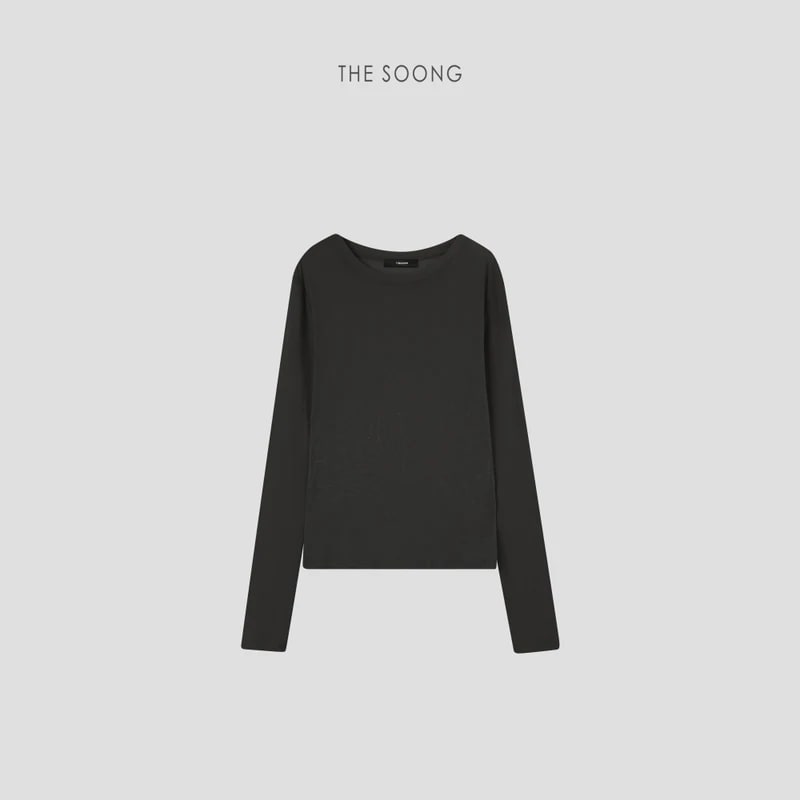 THESOONG 26s 80s High-Twist Cotton Sun-Protective Crewneck Top - 7293 view 14