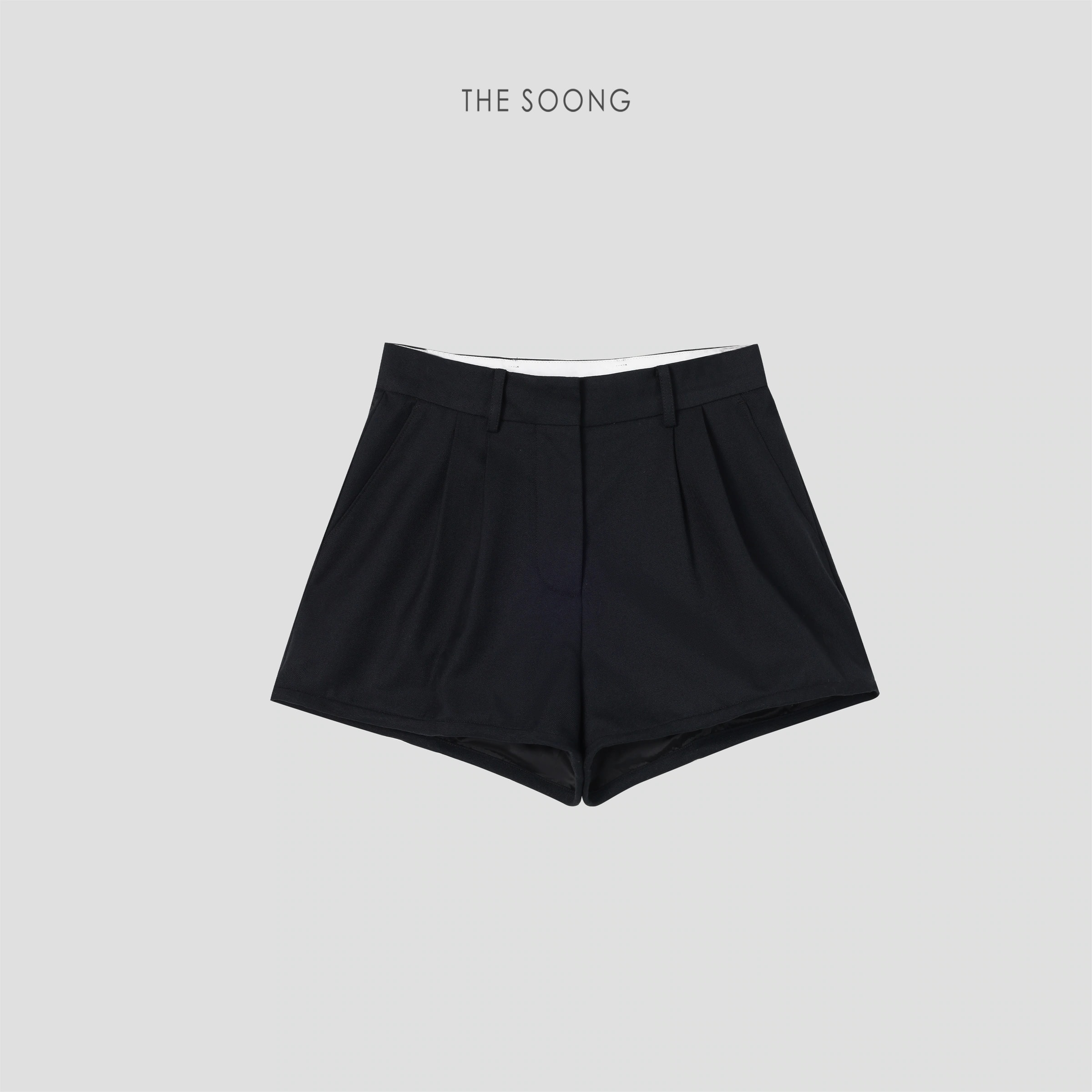 THESOONG “Twist” Wool-Blend Tailored Mid-Rise Shorts - 9181