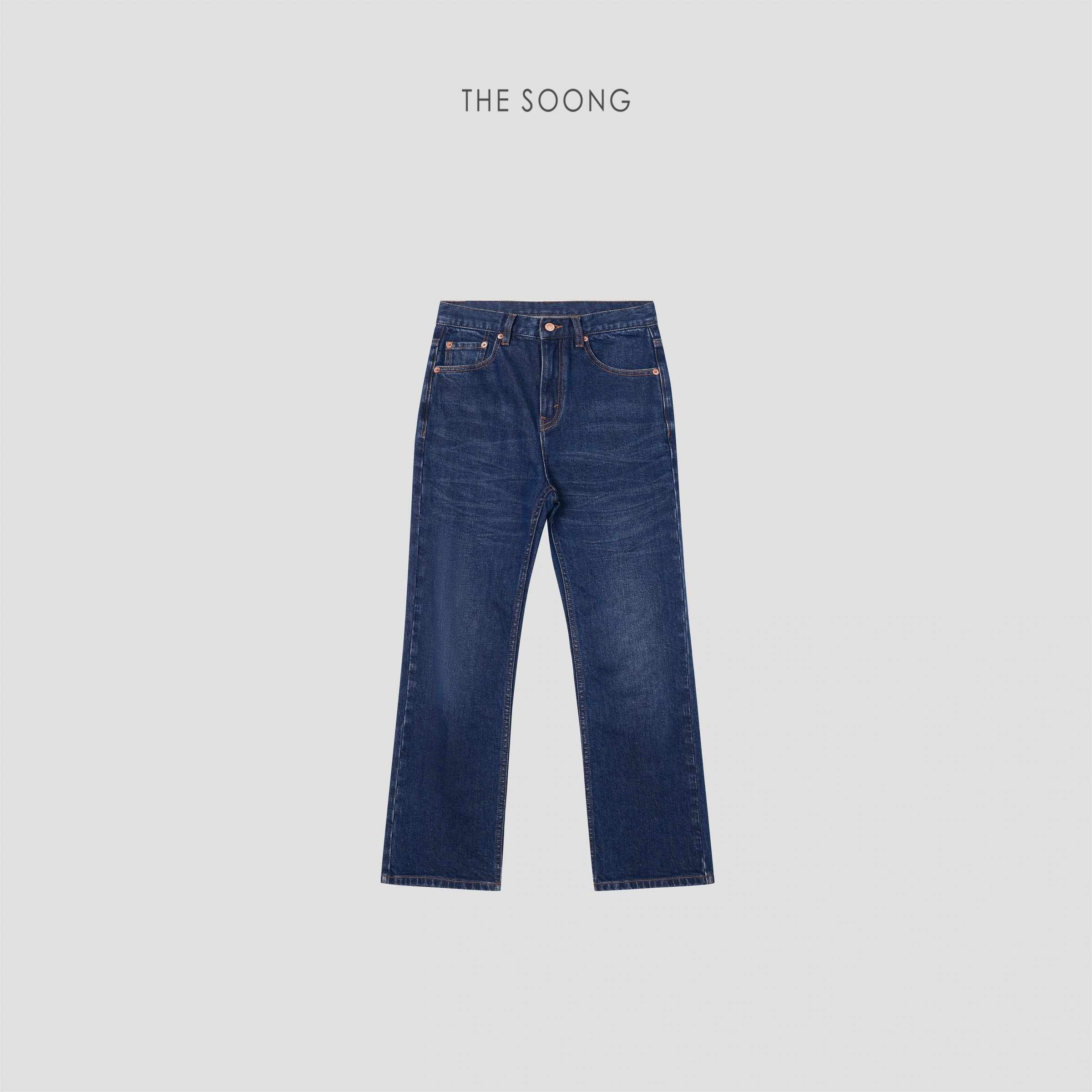THESOONG Italian Candiani Mid-Rise Stretch Denim Jeans - 9094