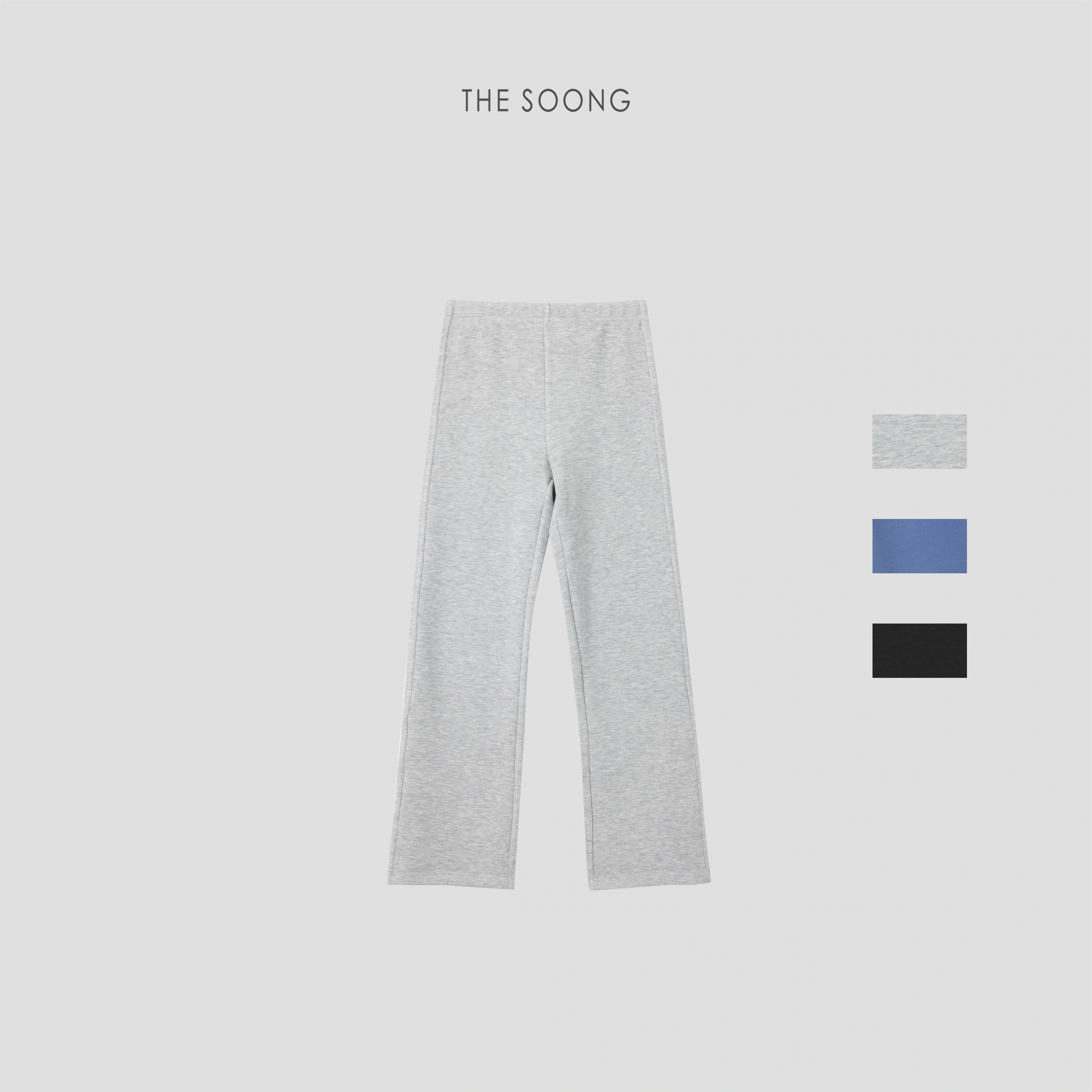 THESOONG “Cloud Pants” Minimalist Mid-Rise Straight-Leg Pants - 9307