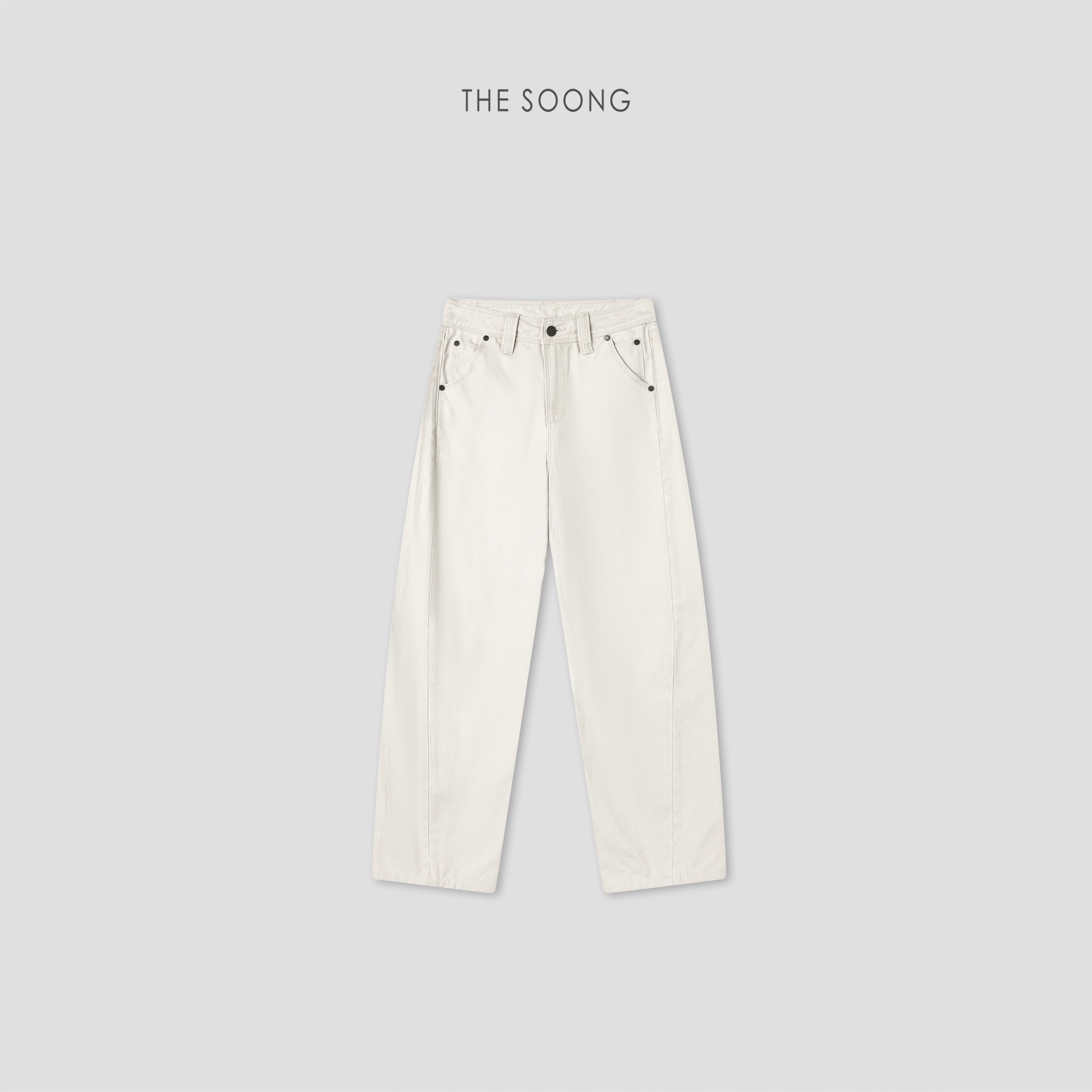 THESOONG “Coconut Pants” Clean Fit Washed Vintage Denim Jeans - 8910