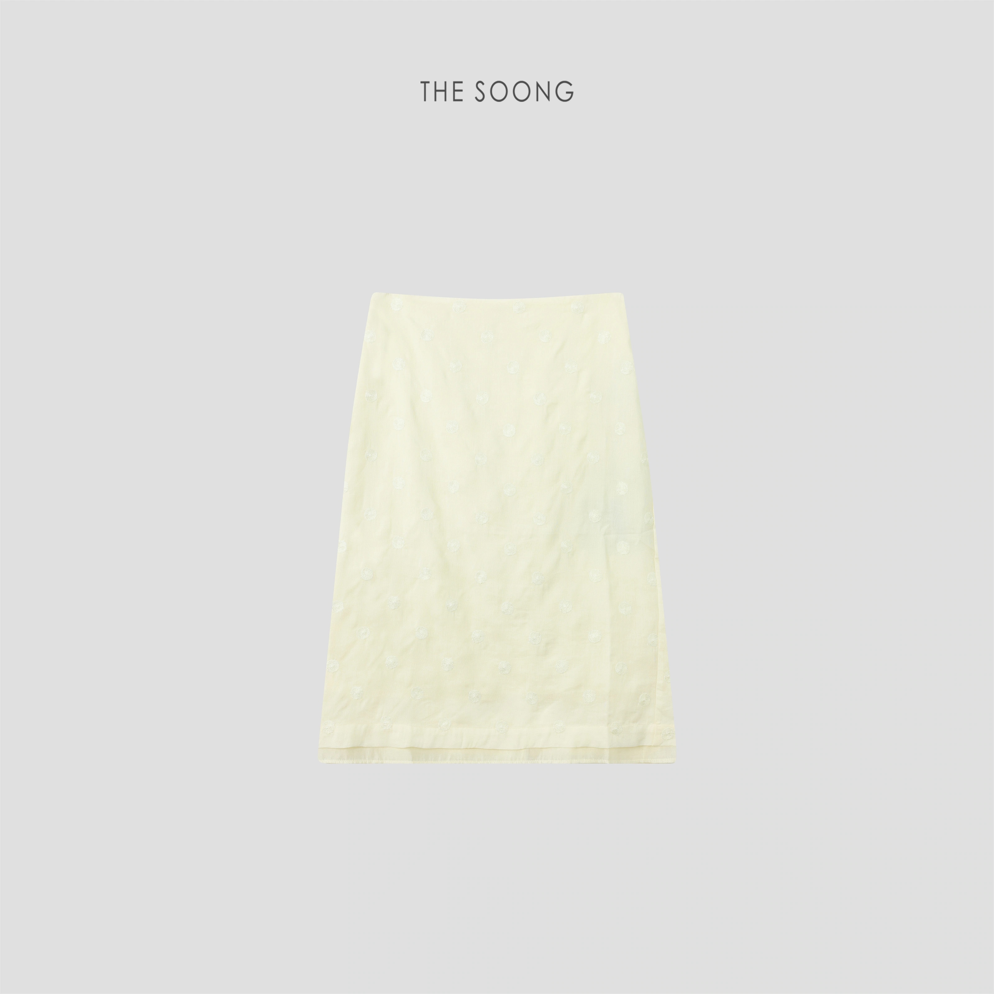 THESOONG Summer Straight-Leg Skirt-9376