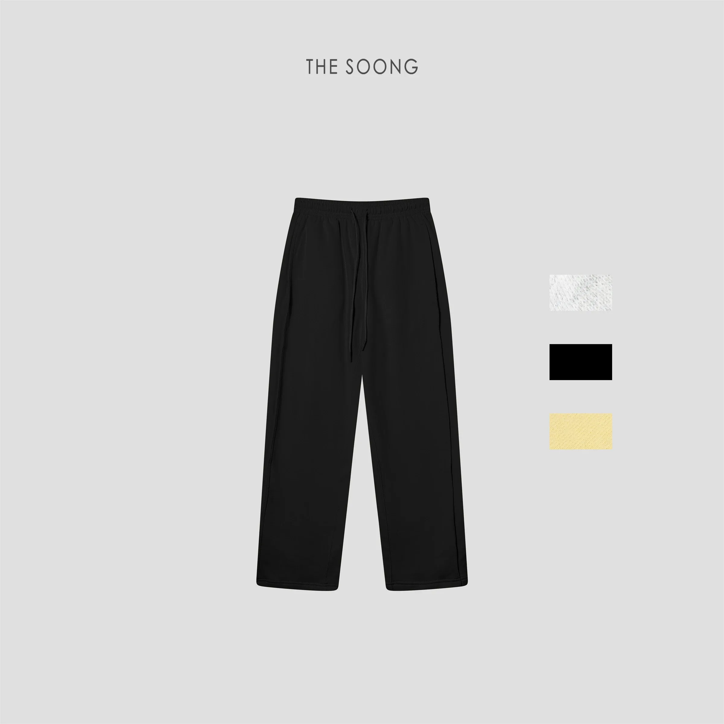 Women's Thick Fleece-Lined 100% Cotton Garment-Washed Tapered Sweatpants