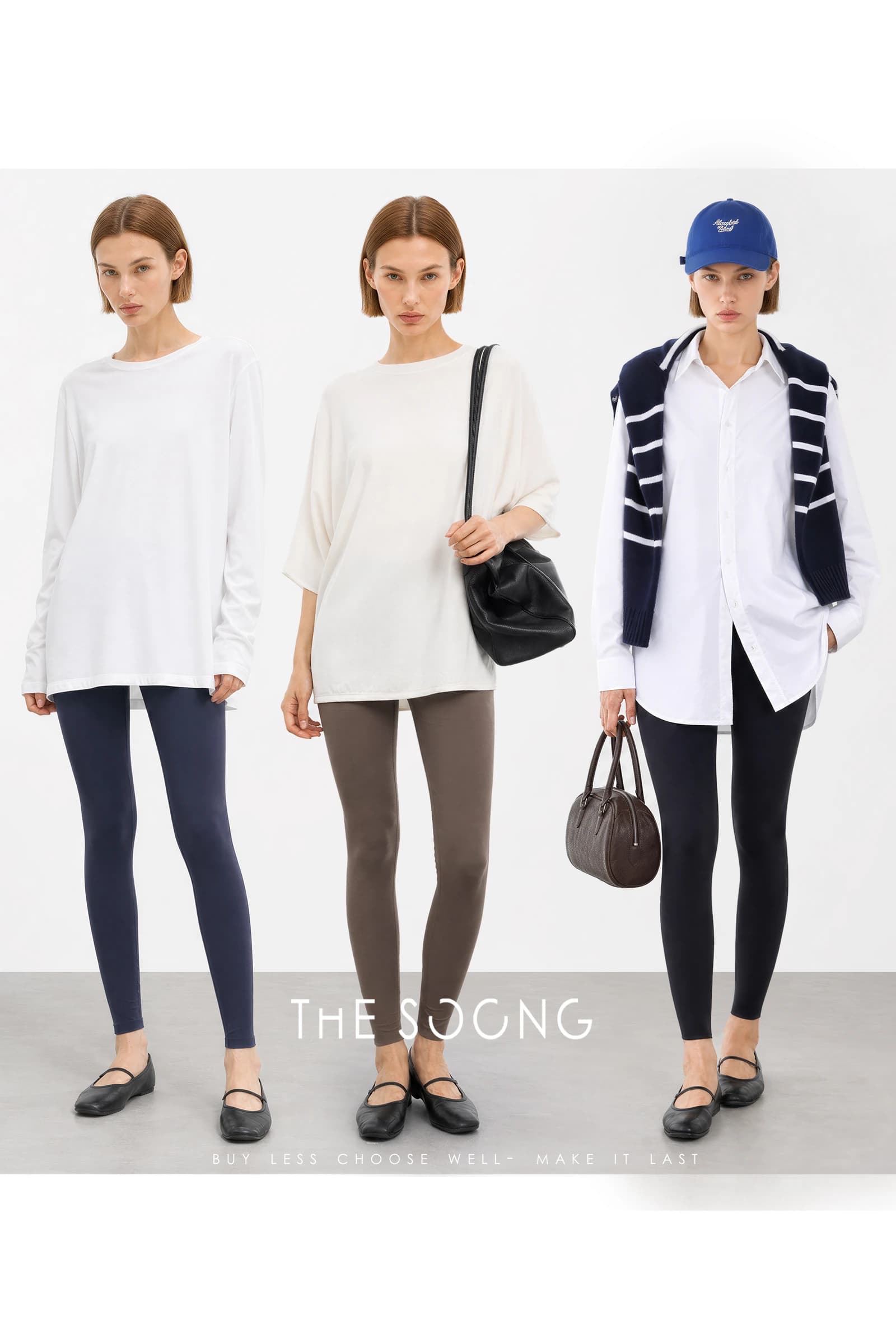 THESOONG Cropped Seamless Three-Needle Yoga Pants - 3763-5424 alternate view