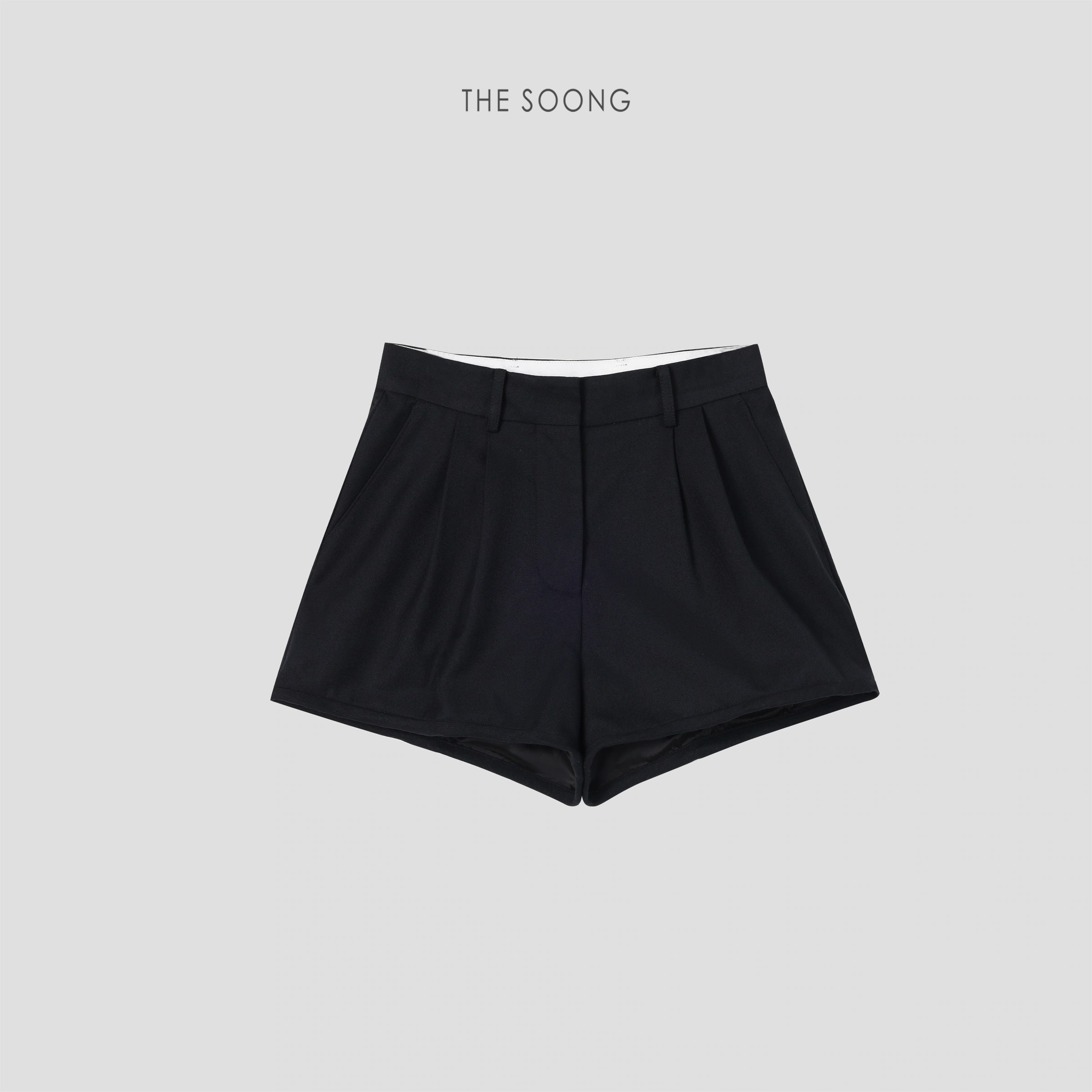 THESOONG “Twist” Wool-Blend Tailored Mid-Rise Shorts - 9181