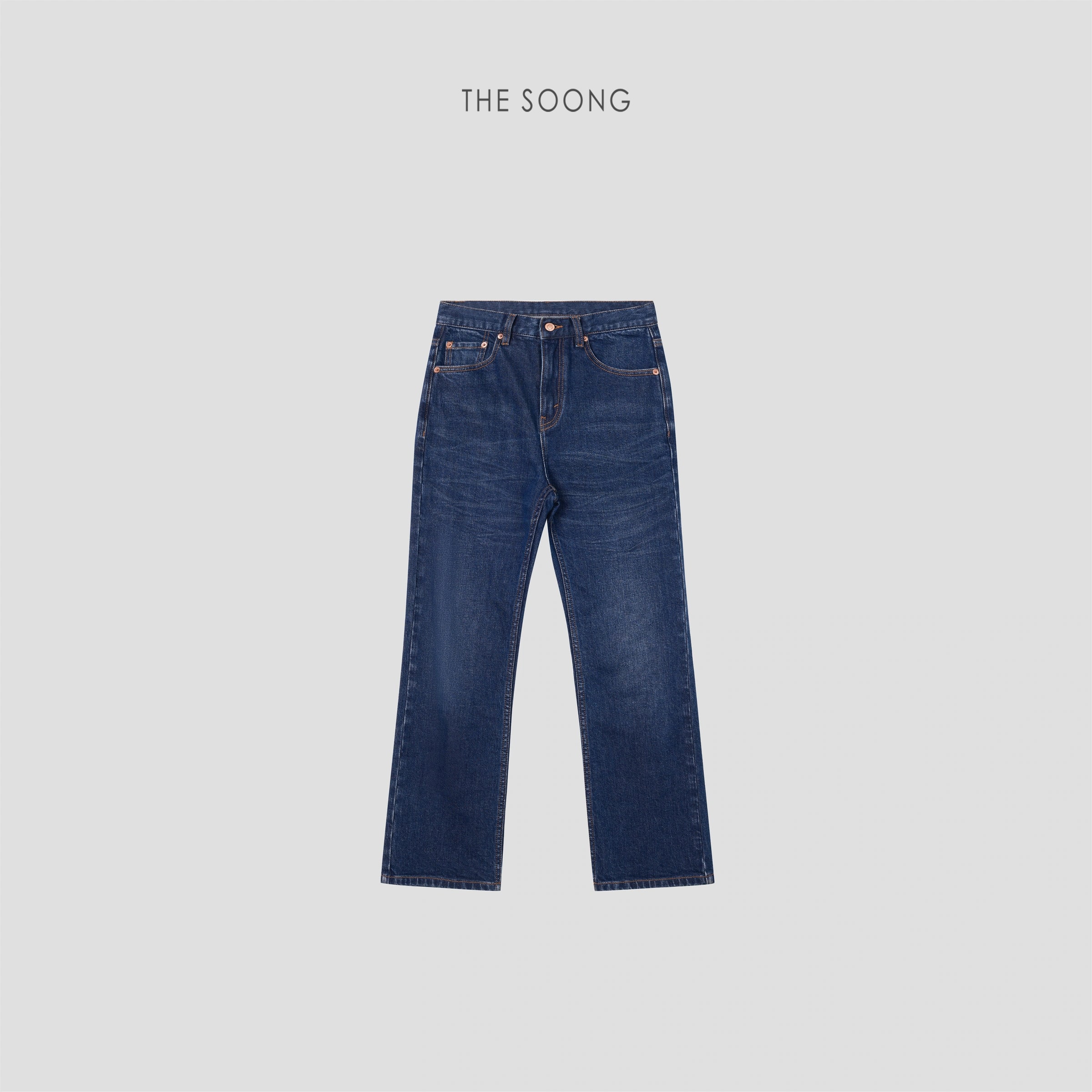 THESOONG Italian Candiani Mid-Rise Stretch Denim Jeans - 9094