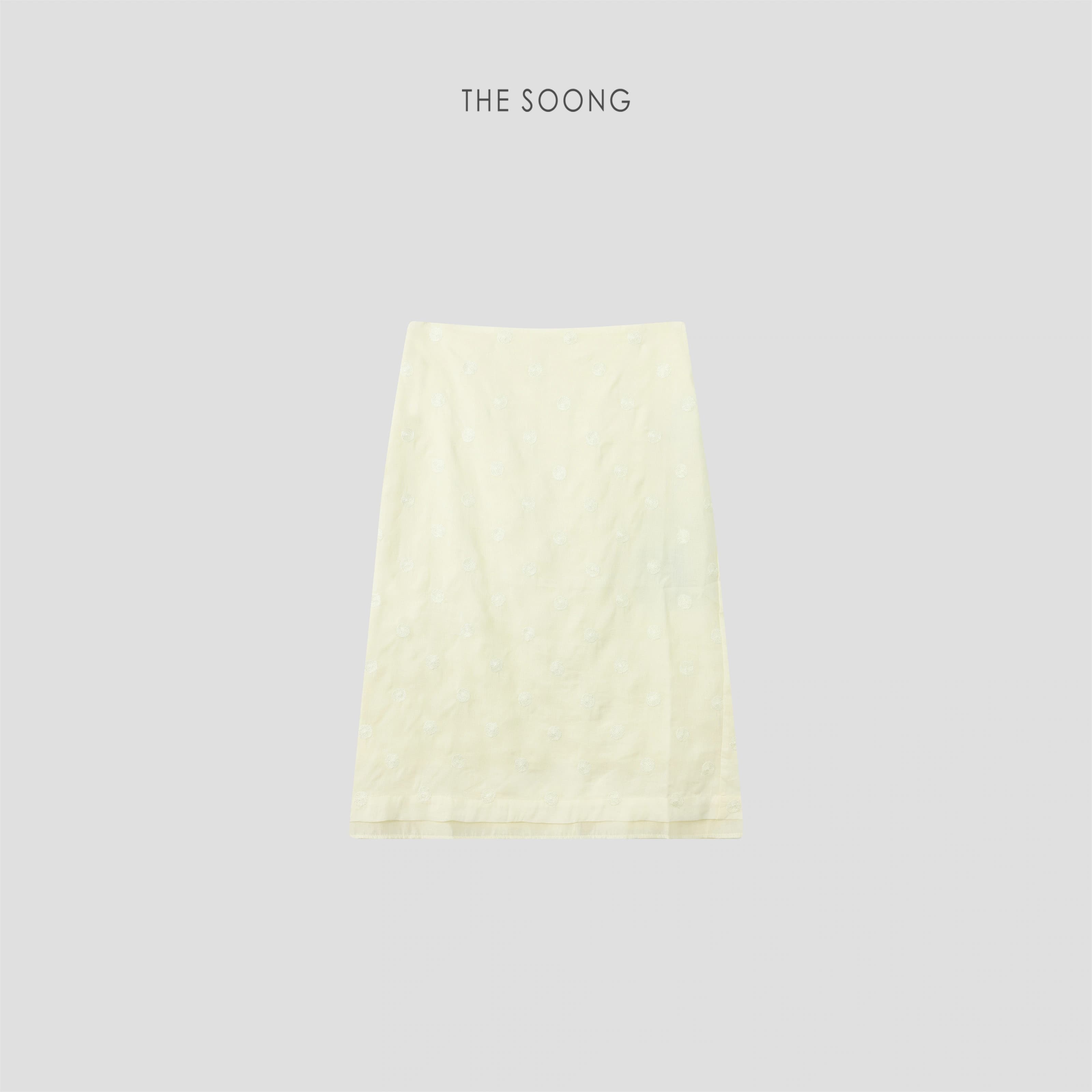 THESOONG Summer Straight-Leg Skirt-9376
