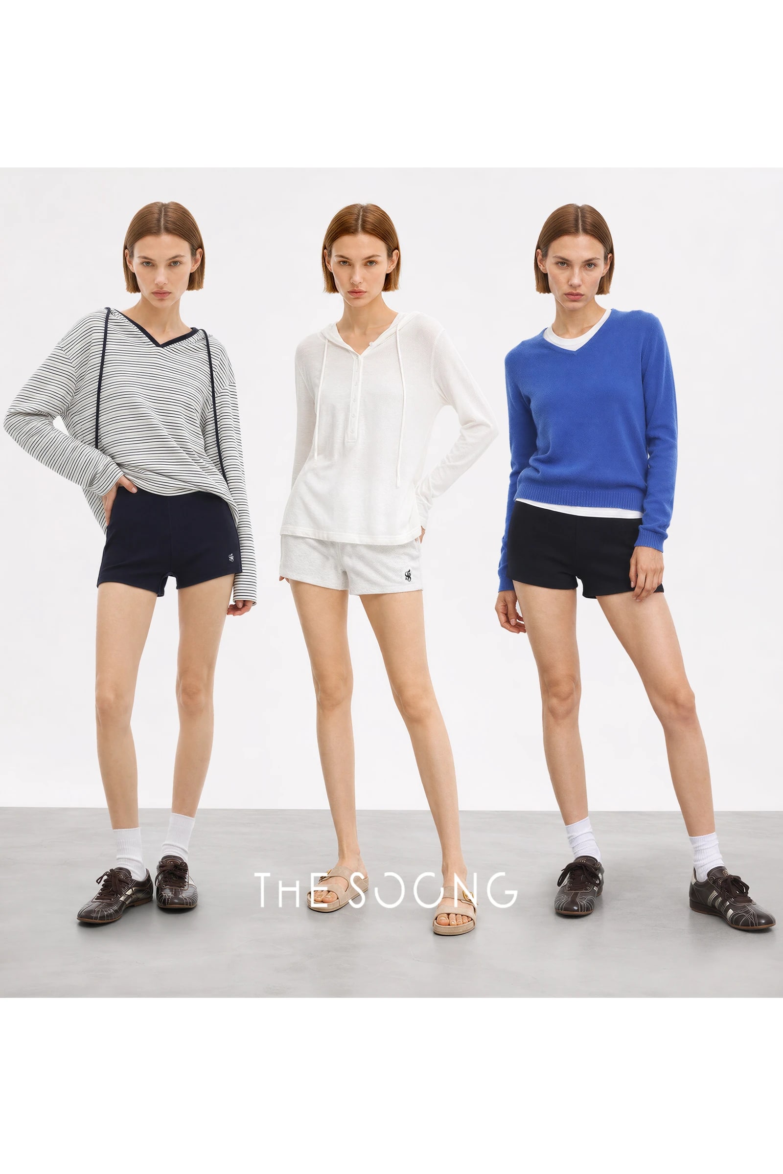 THESOONG “Hot Pants” Stretch Cotton Mid-Rise Shorts - 9055 alternate view