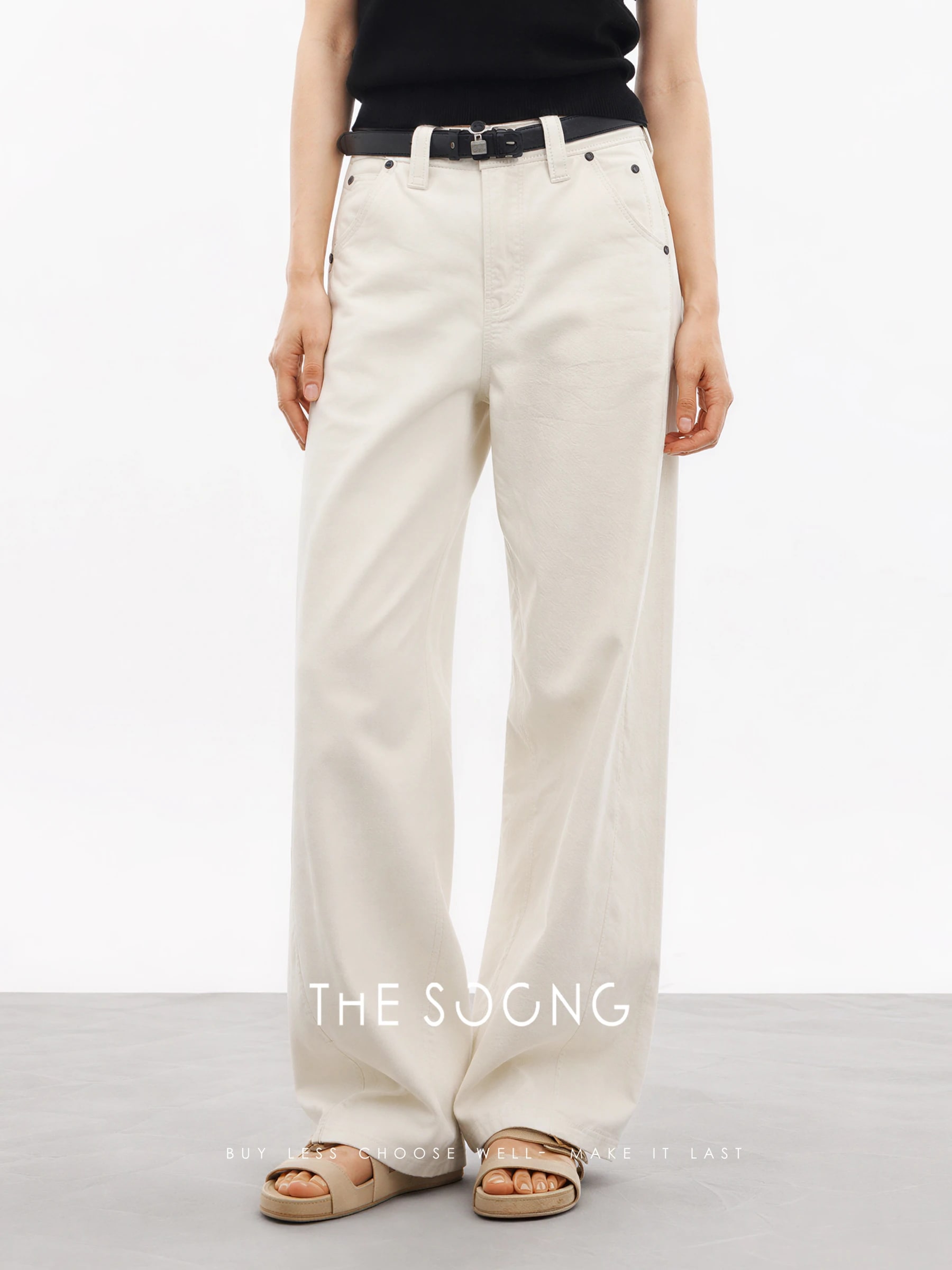 THESOONG “Coconut Pants” Clean Fit Washed Vintage Denim Jeans - 8910 alternate view