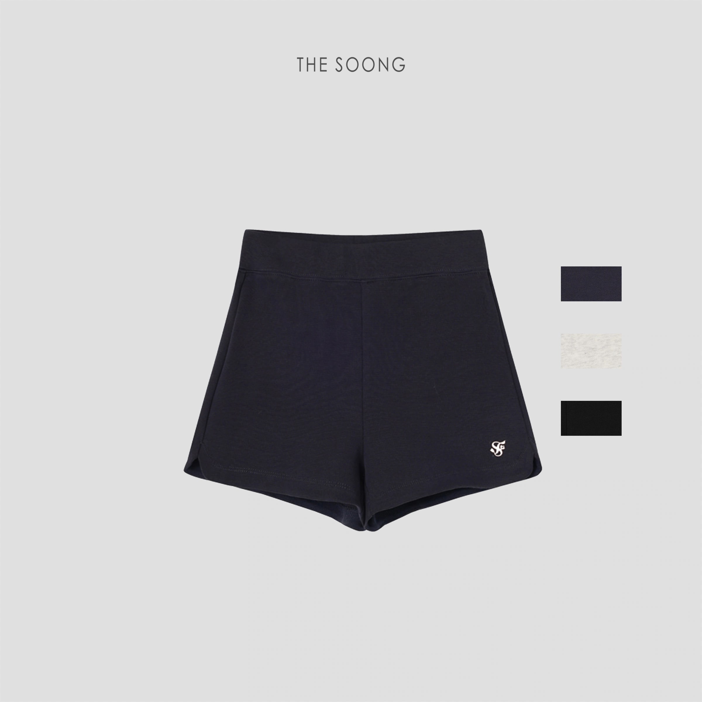 THESOONG “Hot Pants” Stretch Cotton Mid-Rise Shorts - 9055