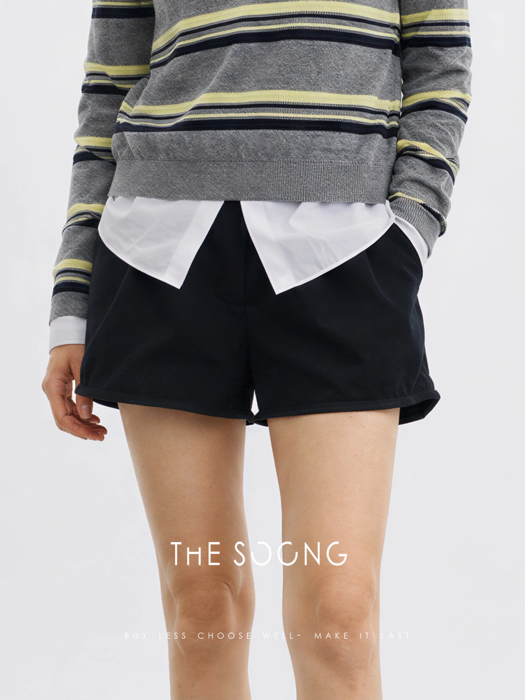 THESOONG “Twist” Wool-Blend Tailored Mid-Rise Shorts - 9181 alternate view